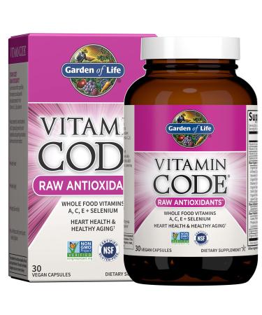 Garden of Life Vitamin Code RAW Antioxidants 30 Vegan Capsules