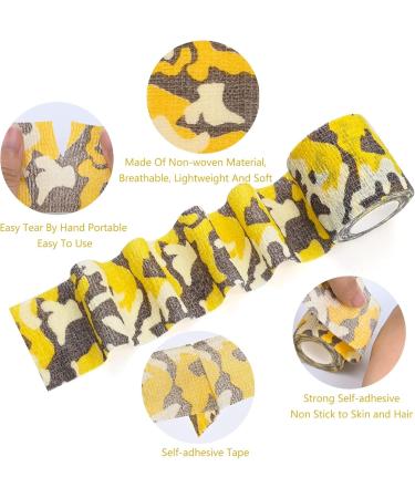 Buy Twirush 12 Rolls Self-Adhesive Bandage for Pets & Humans - Waterproof Elastic Hand Tear Tape - Ideal for Pet Care & Wound Protection (5cm x 4.5m) - Buy Online on GoSupps.com