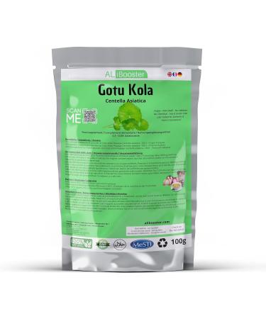 Tiger Grass Extract - Gotu Kola Pegaga Centella Asiatica - Powder 100g pure 100% natural without additives - For soup smoothies coffee drinks pastries - Buy Online on GoSupps.com