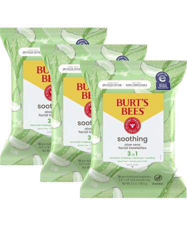 Burt's Bees Sensitive Facial Cleansing Towelettes with Cotton Extract for Sensitive Skin - 30 Count (Pack of 3) Facial Cleansing Towelette Wipes for Sensitive Skin 30 Count (Pack of 3) - Buy Online on GoSupps.com