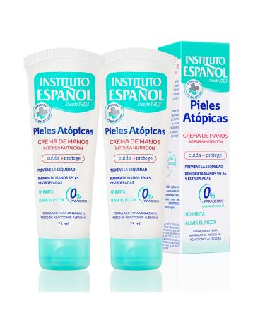 Instituto Español Hand Cream | Daily Moisturizing Cream for Atopic Skin | Intense Nutrition Regenerating Cream for Puguous Skin | Multi-purpose Natural Soothing To Prevent Dryness, 150 ml