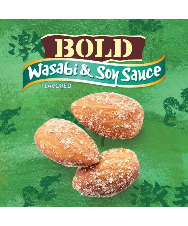 Blue Diamond Almonds Bold Wasabi & Soy Sauce 6 Oz Canister - Buy Online on GoSupps.com