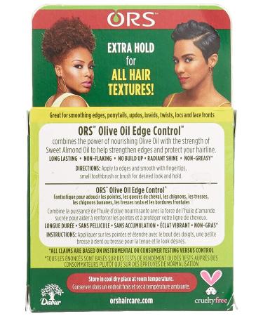 ORS Olive Oil Edge Control Hair Gel 2.25 oz - Strong Hold Edge Control Gel - Buy Online on GoSupps.com