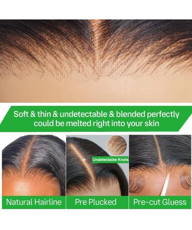 20 Inch HD Body Wave Lace Front Human Hair Wig for Black Women - Pre Plucked Glueless Frontal Wig - Buy Online on GoSupps.com