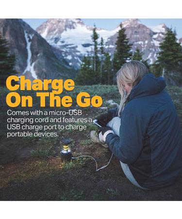 LUXPRO Rechargeable Dual-Power 1100 Lumen LED Lantern | Up to 150 Hours Use | Built-in Power Bank | Dimmable & Water-Resistant - Buy Online on GoSupps.com