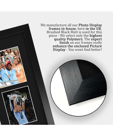 Buy A3 Framed Manchester City Treble Winners Print - Premier League FA Cup & Champions League 22/23 - HWC Trading - Buy Online on GoSupps.com