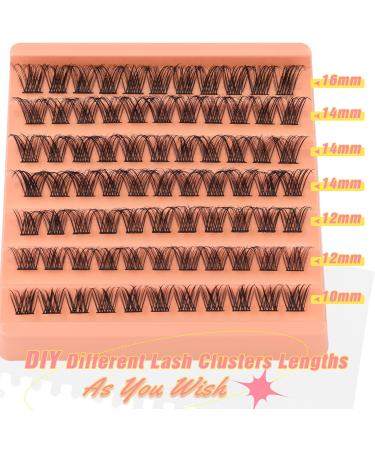 DIY Wispy False Lash Clusters for Natural Look - Individual 3D Eyelash Extensions (YE14) - Buy Online on GoSupps.com