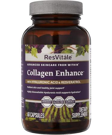 ResVitale Beauty 3 - Skin Care Supplement with Collagen Keratin & Elastin - 90 Capsules & Collagen Enhance - Beauty Supplement with Hyaluronic Acid & Resveratrol - 60 Capsules - Buy Online on GoSupps.com