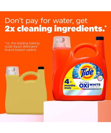 Tide Plus Ultra OXI White and Bright Liquid Laundry Detergent Advanced Stain Removal and Whitening Power 3.9 L 94 Loads 3.9 l (Pack of 1) - Buy Online on GoSupps.com