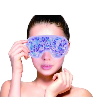 FOMI Care Gel Bead Ice Eye Mask | Migraine Headache Relief, Puffiness & Dark Circles | Cooling Technology for Relaxing Sleep | Blackout Mask for Airplane Travel - Buy Online on GoSupps.com