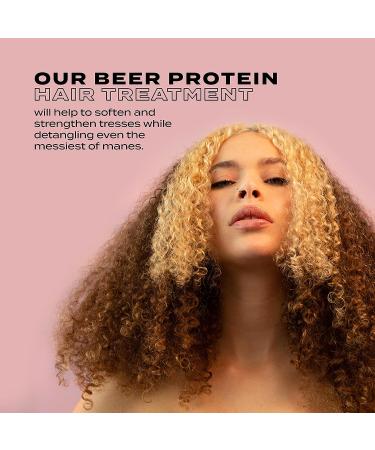 Bleach London Beer Mask - Deep Conditioning Hair Mask with Beer Proteins | Vegan & Cruelty Free | Nutrient Rich Treatment | 6.7 fl oz - Buy Online on GoSupps.com
