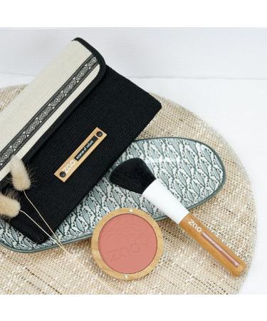 Zao Bamboo Compact Blush No. 323 - Dark Purple - 9g | Eco-Friendly Makeup for International Shipping - Buy Online on GoSupps.com