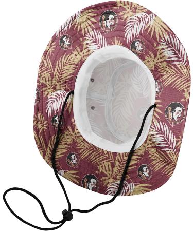 FOCO Florida State Seminoles NCAA Men's Sun Bucket Hat - Floral Design - Buy Online on GoSupps.com