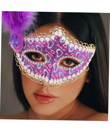 minkissy Masquerade Mask The Mask Party Mask Women Venetian Mask for Women Party Masks for Adults Masquerade Halloween Masks for Adults Women Masquerade Ball Mask Hemming Pvc Child Props - Buy Online on GoSupps.com