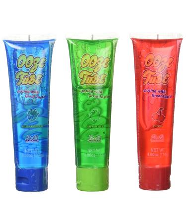 Kidsmania 4oz Ooze Tubes Set - Blue Raspberry, Cherry, Green Apple Flavors (3 Pack) - Buy Online on GoSupps.com