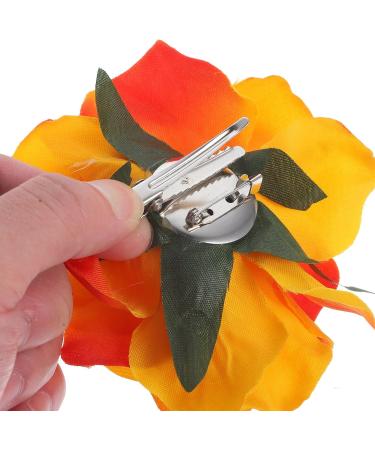 FRCOLOR 2 1 Men Suits Women Rose Flower Hair Clip Simulated Rose Hairpin Flower Hair Clips for Women Artificial Flower Hair Clip Xrose Hair Clip Orange Hair Clips Rose Color Set Mother - Buy Online on GoSupps.com