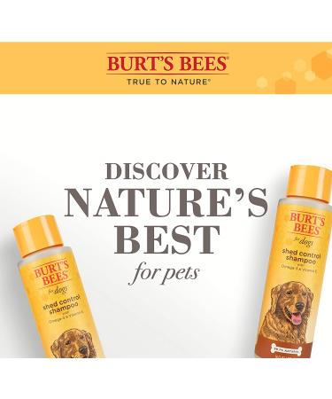 Burt's Bees Shed Control Shampoo for Dogs | Omega-3 & Vitamin E | 16 fl oz - Buy Online on GoSupps.com