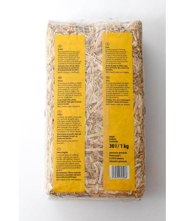 Buy Miss Greeny 1kg Natural Grain Straw - Eco-Friendly & Convenient 1kg Bags for International Shipping - Buy Online on GoSupps.com
