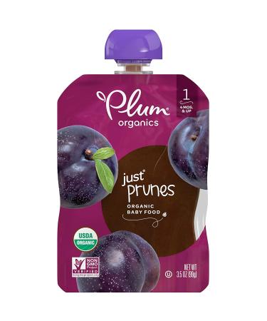 Plum Organics Stage 1 Prune Puree Baby Food Pouch - Organic 6 Pack - Buy Online on GoSupps.com