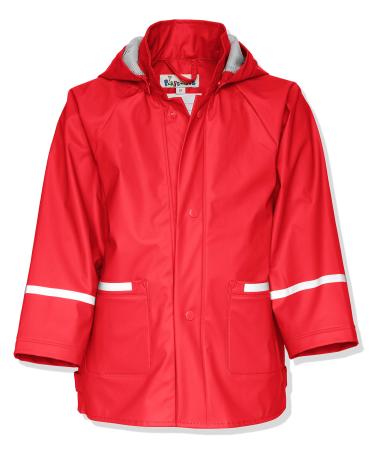 Playshoes Unisex Kid's Regenjacke Wind and Waterproof Raincoat Rainwear 92 Red