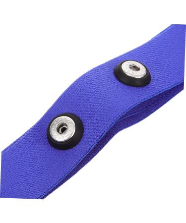 Besportble Heart Rate Monitor Belt - Sports Chest Strap for Accurate Heart Rate Tracking | Multi-Purpose Nylon Band - 17x3cm - Blue - Buy Online on GoSupps.com