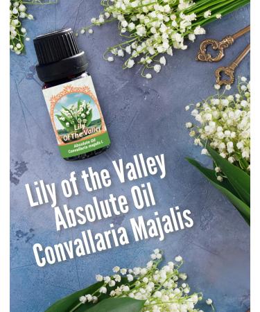 Lily of The Valley Absolute Oil 0.33 fl oz - Pure Convallaria majalis Essential Oil for Aromatherapy & Skin Care - Shop Internationally - Buy Online on GoSupps.com