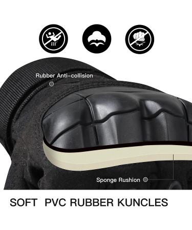 Fuyuanda Tactical Fingerless Gloves - Ideal for Riding, Cycling, Paintball, and Motorcycle - Black Medium - Buy Online on GoSupps.com