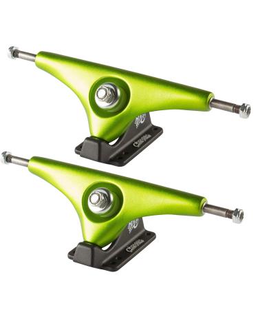 Gullwing Longboard Trucks Charger Reverse Kingpin(Set of 2) Lime 10"