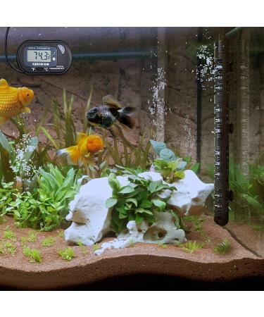 300W Submersible Aquarium Heater with LCD Thermometer | Auto Thermostat | Shatter-Proof | 35-60 Gallon Fish Tank - Buy Online on GoSupps.com