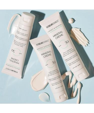 MDSolarSciences Mineral Cr me SPF 50 Sunscreen for Face and Body - Water-Resistant UV Protection with Zinc Oxide - Natural Matte Finish - 1.7 Oz - Buy Online on GoSupps.com