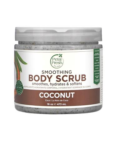 Petal Fresh Pure Smoothing Body Scrub Coconut 16 oz (473 ml)