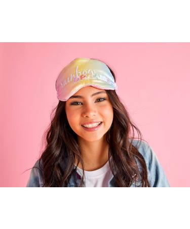 Buy iScream Pretty Nights Silky Satin Sleep Mask Rainbow Dreams | Embroidered Accent for Girls | International Shipping - Buy Online on GoSupps.com