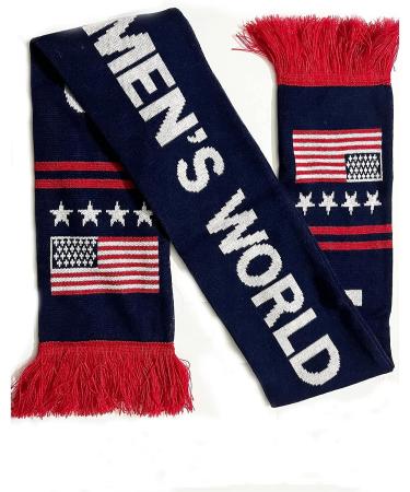 YOFANUP Women's World Cup U.S. Soccer Scarf - 60 HD Knit Scarf - Buy Online on GoSupps.com