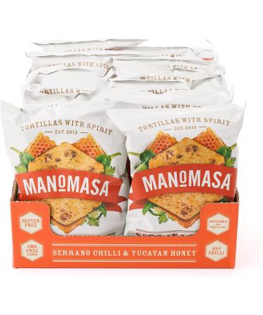 Manomasa Serrano Chilli & Yucatan Honey 12 x 140g Serrano Chilli and Yucaton Homey - Buy Online on GoSupps.com