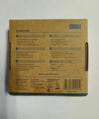 Noise Reduction Ear Plugs For Sleep - August EAR530 - Soft Reusable Washable Silicone Earplugs for Hearing Protection 4 Sizes XS/S/M/L with Storage Case - SNR 25db Noise Cancelling for Flight - Black - Buy Online on GoSupps.com