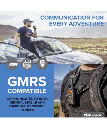 Midland MXT275 MicroMobile GMRS Radio - 15W Two-Way Radio for Overland, Caravanning, Tractors - Integrated Control Mic, Detachable Antenna - 8 Repeater Channels - Buy Online on GoSupps.com