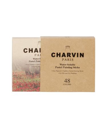 Charvin Artist Colored Chalk Pastels (Set of 48) - Water Soluble  Assorted Pastel Color Sticks for Wet  & Dry Painting - Buy Online on GoSupps.com