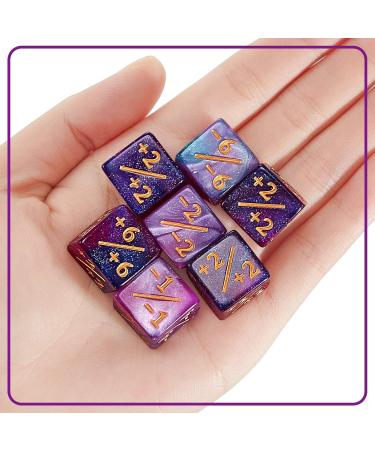 24-Piece Dice Token Counters - D6 Cube Loyalty Counter Dice for MTG CCG Card Gaming - 2 Styles - Buy Online on GoSupps.com