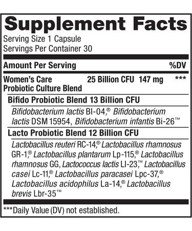 Renew Life Women's Probiotics 25 Billion CFU - 30 Capsules for Digestive Health - Buy Online on GoSupps.com