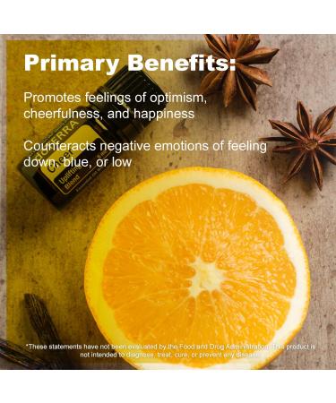 doTERRA - Cheer Essential Oil Uplifting Blend - Optimistic Aroma Promotes Feelings of Cheerfulness and Happiness Counteracts Negative Emotions for Diffusion or Topical Use - 5 mL - Buy Online on GoSupps.com