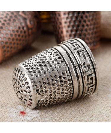 Antique Metal Sewing Thimble Finger Shield Ring - DIY Sewing and Quilting Craft Accessories - Buy Online on GoSupps.com