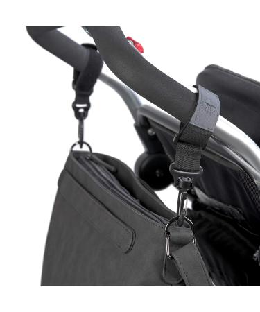 L SSIG Vegan Leather Baby Diaper Bag - Tender Shoulder Bag in Anthracite | Stylish & Functional International Shipping - Buy Online on GoSupps.com