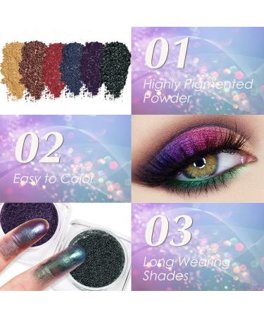 Ultra Pigment Shimmering Eyeshadow - Metallic Iridescent Loose Highlighter #3 | International Shipping Available - Buy Online on GoSupps.com