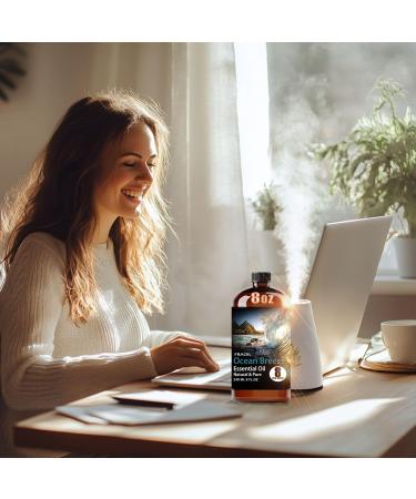 Ocean Breeze Essential Oil 8 Fl Oz and Strawberry Essential Oil 4 Fl Oz for Diffuser Humidifier Yoga Cleaning DIY Candle Soap Making Perfume Gift for Essential Oils - Buy Online on GoSupps.com