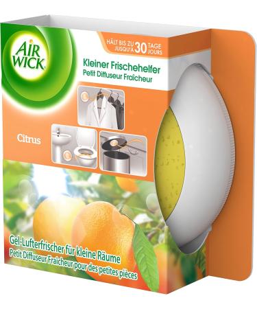 Air Wick Small Freshener Citrus | Gel Air Freshener for Small Rooms Shoe Cabinets & Trash Cans | 6 x 30g - International Shipping Available - Buy Online on GoSupps.com