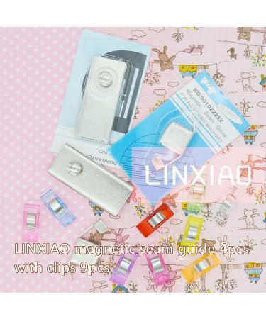 LINXIAO Magnetic Seam Guide & 9 Sewing Clips Set - Essential Sewing Supplies for Machine Sewing - Buy Online on GoSupps.com