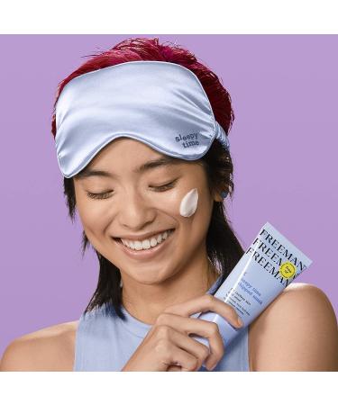 FREEMAN Sleepy Time Facial Mask Kit - 4 Piece Set with Eye Mask & Overnight Moisturizer for Tired Eyes & Skin | Includes Satin Sleep Mask | Ideal for Sleep Routine and Skin Care - Buy Online on GoSupps.com