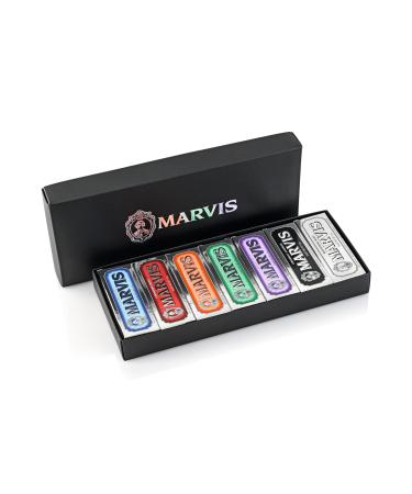 Marvis | Mini Flavored Toothpaste Set (7 x 25 ml) – Travel Toothpaste Set for Long-Lasting Freshness – Pack of 7 Mini Toothpastes