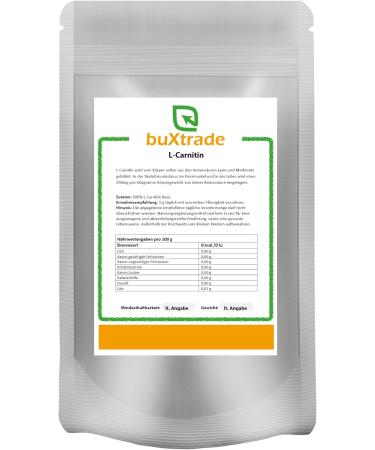 500 g L-Carnitine Base | Powder | Amino Acid | Nutrition
