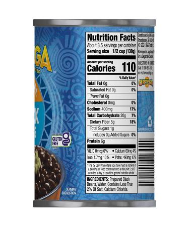 Ortega Black Beans Original Flavor 15oz (Pack of 12) - Buy Now for a Tasty and Convenient Meal Option! - Buy Online on GoSupps.com